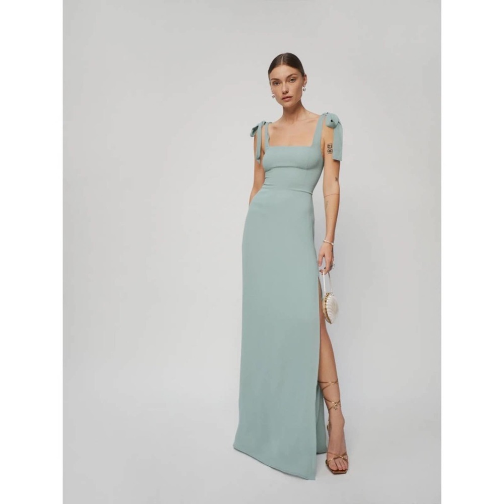 Reformation Light Blue Maxi Dress NWT